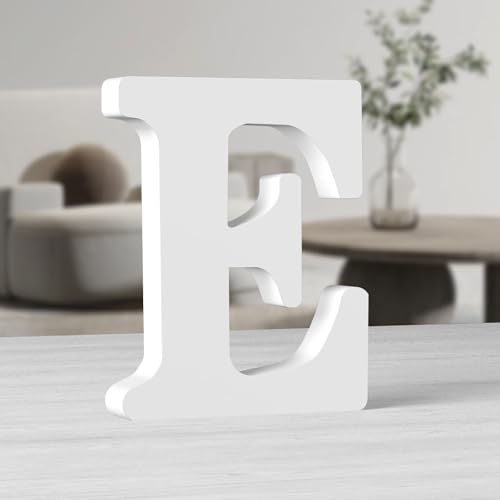 MeteoraPrime Lettres en Bois Blanc de 10 Pouces Lettres en Bois Non Finies pour Décor Murale...
