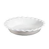 CorningWare Etch 9.5 Inch Pie Plate in Sand
