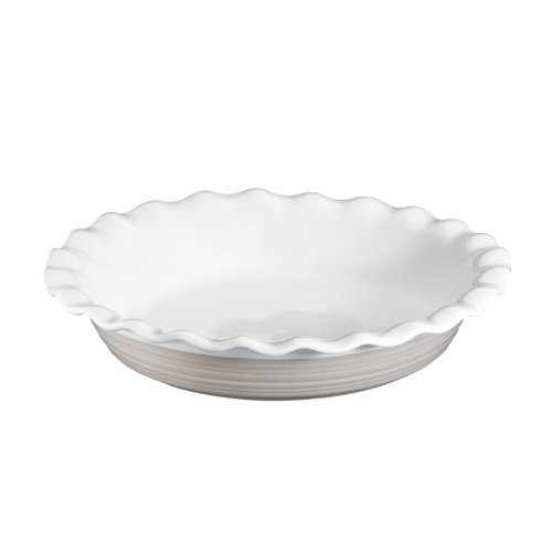 CorningWare Etch 9.5 Inch Pie Plate in Sand