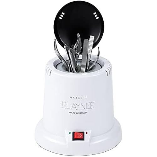 Makartt Nail Tool Sterilizer - For Esthetician Sterilization Machine Metal Nail Art Tools Lash Tech Supplies Must Haves Autoclave Sterilizers High Temperature For Manicure Salon