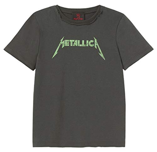 Amplified Clothing Metallica 'Neon Logo' Kids T-Shirt (9-10 Years)