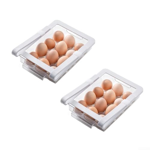 För livsmedelssäkra kylskåpslådor organisatörer tillverkade av BPA PET-plast, tydlig design för enkel visning och organiserad för livsmedelsförvaring (6)