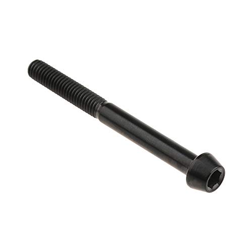 Image of Titanium Ti Bolt M5x9 16 18 20 25 30 35 40 45 50 55 60mm Tapered Head Screws Pack of 4 (M5x50mm, Black)