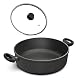 Hoffmann Schmorpfanne 32 cm Induktionsgeeignet mit Hohem Rand