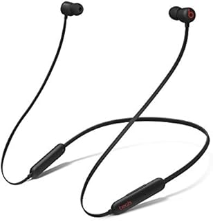 Beats Flex Wireless Earphones  Apple W1 Headphone Chip, Magnetic Earbuds, Class 1 Bluetooth, 12 Hours of Listening Time, Built-in Microphone - Black