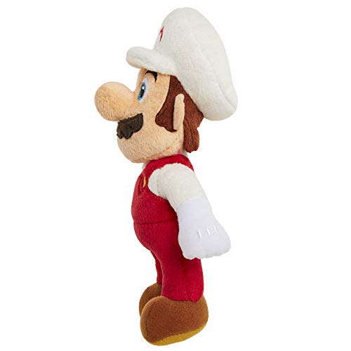 Nintendo Peluche Fire Mario, 19 cm, realizzato in