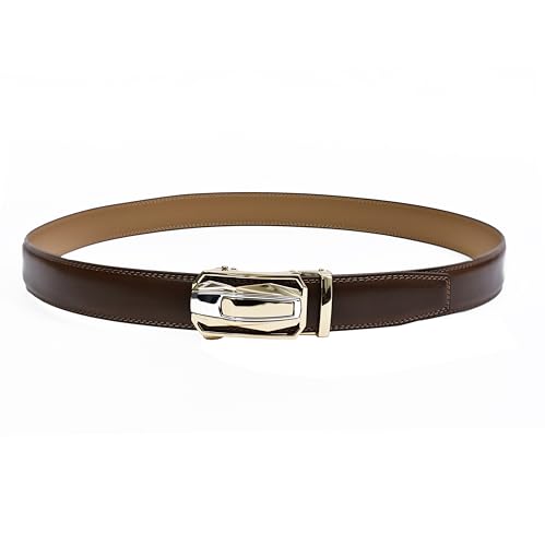Image of WildHorn Men's Genuine Leather Belt for Men| Premium Auto-Lock Buckle | Adjustable up to 48 inch | Formal & Casual Wear | Micro-Adjust Fit | Stylish Gift Box Included