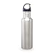 Stainless Steel Water Bottle Canteen - 24oz. Capacity - Brushed Stainless