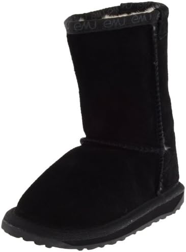 EMU Australia Wallaby Classic Lo Boot (Toddler/Little Kid/Big Kid),Black,13 M US Little Kid