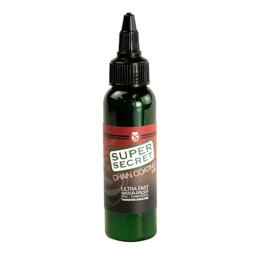 SILCA Super Secret Bike Chain Lube | Liquid Chain Wax to Clean, Smooth. and Silence | Ultra Fast Bicycle Chain Lube | Dry Chain lube for Friction Reduction and Improved Wattage Output 2oz Bottle
