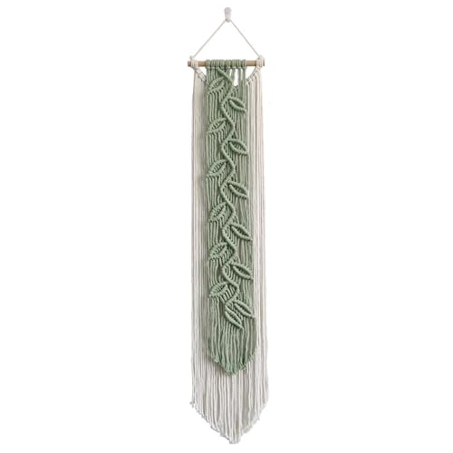 Tapiz de pared de macramé de estilo bohemio grande para decoración de interiores