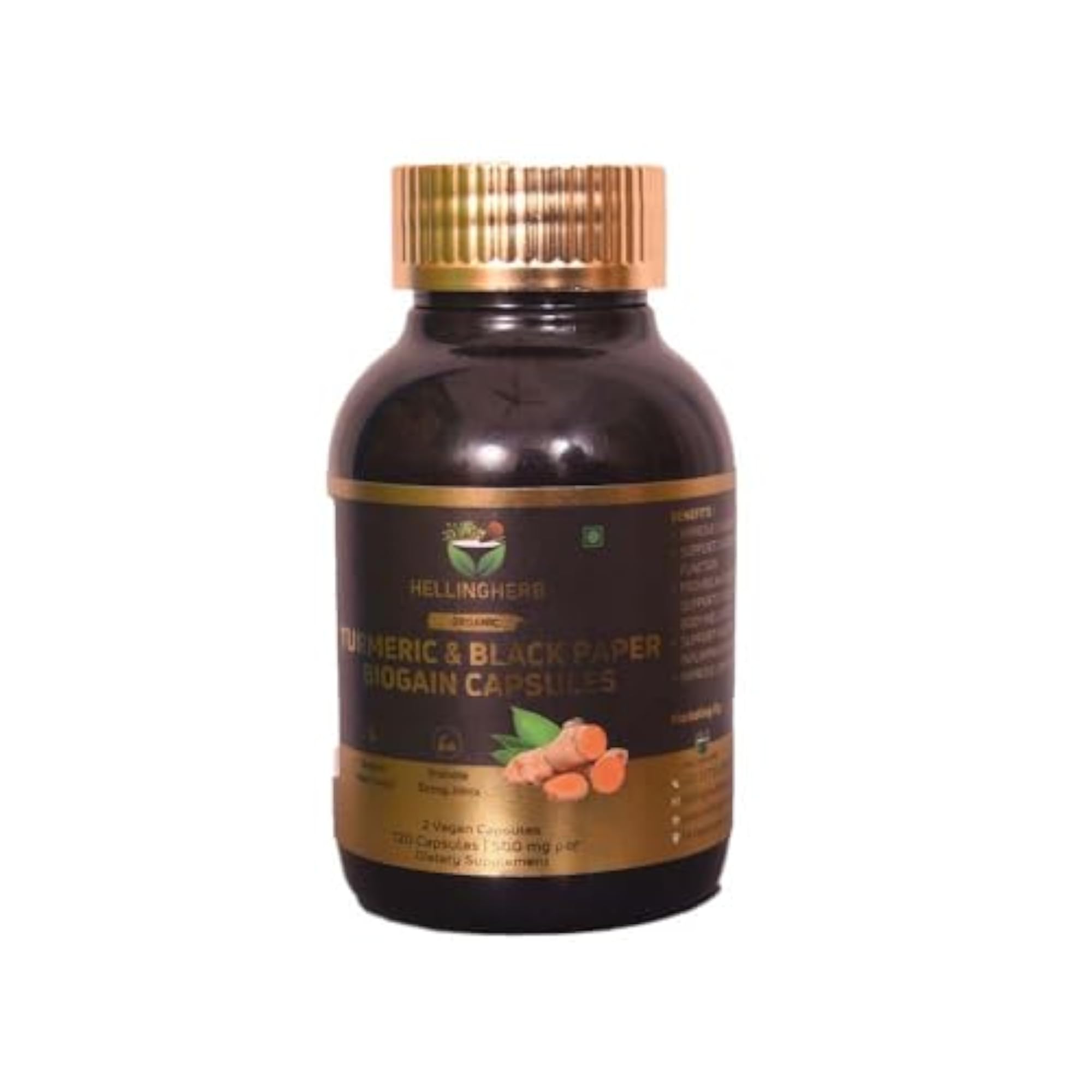 Organic Ashwagandha Vegetarian Capsules, 120 Each
