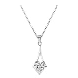 4 Ocasiones aplicables: nuestros collares exquisitos son adecuados para fiestas, bodas, ceremonias, ceremonias de graduación, citas y carrera.Este es un gran regalo para la confirmación, primero y el bautismo.