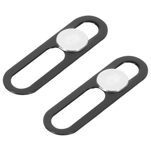 Alipis Lot de 2 Caches-Caméra Coulissants en Aluminium Argenté Compatibles avec Modèles 15/15 Plus Cache-Objectif de Confidentialité Fin et Discret pour Protection Vie Privée sur