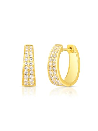 MINUTIAE Western American Diamond Hoop Bali Earrings Fashion Jewe...
