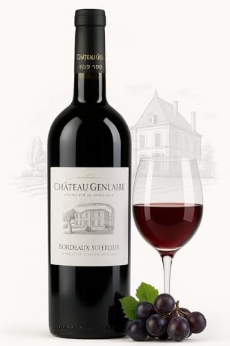 Château Genlaire Bordeaux Supérieur Grand Vin de Bordeaux Premium French Red Wine 750ml Bottle Elegant and Balanced