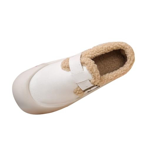 Bottes d'hiver en velours pour femme taille 40 blanc et chaud