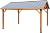 U-MAX 14' x 12' Hardtop Gazebo, Wooden Gazebo on Clearance with Cedar Frame, Outdoor Pergola with Thermal Insulated Polycarbonate Pyramid Hip Roof for Backyard, Deck, Garden and Patio, Brown Roof