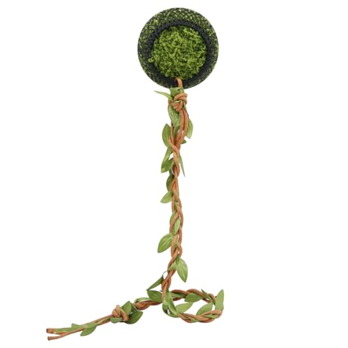 Cachette pour Reptiles avec 2 aimants puissants, abri en Cuir pour araignées sauteuses avec Aimant - Décoration Naturelle en Maille pour terrariums à...