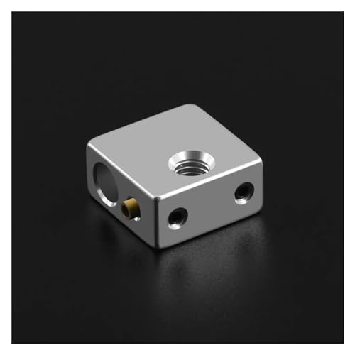 for Reprap for Makerbot MK7 MK8 Aluminium-Heizblock, for Druckkopf-Hot-End-Heizblock 20 x 20 x 10 mm for 3D-Druckerteile Blu-3 SP-5 (Color : Type B) for Reprap for Makerbot MK7 MK8 Aluminium-Heizblock, for Druckkopf-Hot-End-Heizblock 20 x 20 x 10 mm for 3D-Druckerteile Blu-3 SP-5 (Color : Type B)