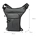 Lljsszr Men's Waist Bag with Adjustable Strap, Shoulder Bag, Thigh Bag for Cycling, Climbing, Sports and Travel, Gray