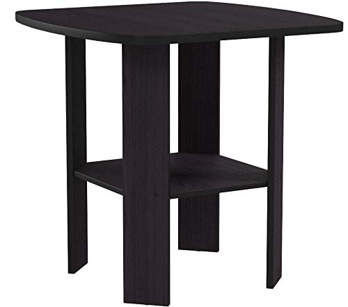 Image of FURINNO Simple Design End Table, 2-Pack, Dark Walnut