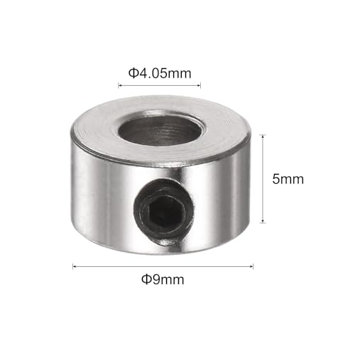 Uxcell A23110300UX1090 10Pcs Set Screw Collars 4.05Mm Bore Shaft Collars thumb #1