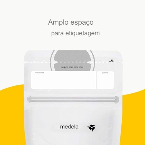 MEDELA Bolsa Para Coleta De Leite Materno Storage Bag - 25 Unidades Medela Incolor