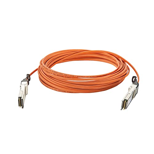Ya en mundofriki.es: 10Gtek 40G QSFP+ AOC Cable - 40GBASE Ethernet Active Optical Cable, QDR, MMF for Cisco QSFP-H40G-AOC2M, Supermicro CBL-QSFP+AOC-2M and Open Switch, 2-Meter