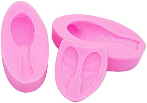 Miniatura 3 de 3 unidsset pequeño pájaro pastel decoración fondant 3D hornear chocolates dulces duros postres velas gota pegamento decoración silicona molde