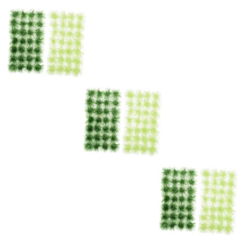 jojofuny 3 Ensembles Touffes Herbe Syntétiques pour Modélisme Profond Décoration Miniature Simulation De Paysage pour Bricolage Maquettes Ferroviaires 2 Boîtes*3