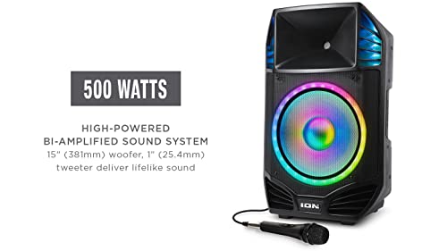 Ion Audio Total Pa Premier High Power Bluetooth Pa System With Lights (Renewed) #TOP3
