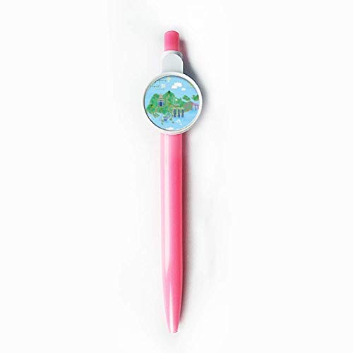 Stylo Singapour DIYthinker à bille bleu rétractable comme idée cadeau original