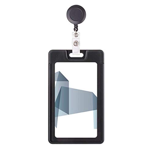 Porte-badge rétractable cheval origami géométrique avec clip ceinture