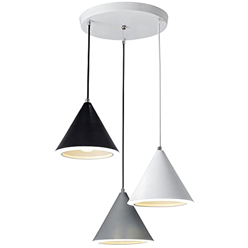 Lustre Moderne îlot de Cuisine LED Suspension Ronde Luminaire LWX