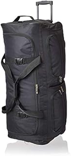 Rockland Rolling Duffel Bag, Black, 36-Inch