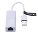 Produktbild Keple Ethernet-Adapter USB 2.0-Netzwerk-LAN-Adapter auf RJ45 Kompatibel mit Windows, Mac OS, Linux, EL Capitan, Surface Pro, Chromebook und Lenovo Thinkpad Ideapad Yoga Unterstützt 10 bis 100 Mbit/s