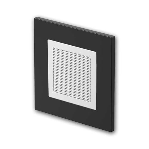 Altoparlante supplementare LOGIQ, per ampliare la radio da incasso LOGIQ, funzionamento mono, profondità di montaggio 32 mm, fornito con telaio monovia FLAT, nero