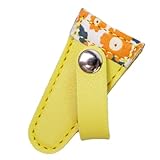 de tijera – Organizador de de almacenamiento de tijeras de piel sintética | Estuche para tijeras de bordado, pequeña, protectora para