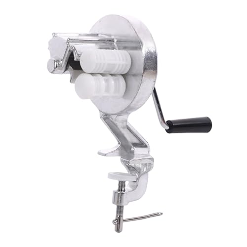 Fazvncv Manual Pasta Maker - Hand Cranked Noodle Machine with Multiple Moulds for Homemade Pasta Delights