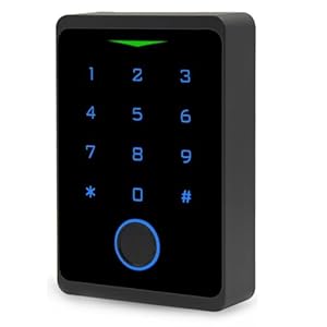 WiFi Access Control Keypad,Fingerprint Controler,125khz Card,Door Lock Opener,Mobile APP Door Keypad,Remote Control Door Lock,Entry Gate Keypad,IP66 Watreproof,1000 User,10pcs Card Free