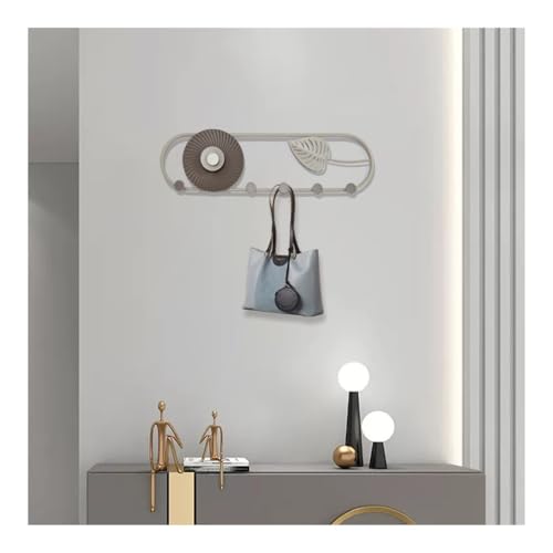 Perchero de pared ahorro de espacio para organizar la entrada 6