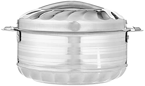 Vinod 3-Piece Insulated Casserole Food Warmer/Cooler Hot Pot Gift Set, 1000Ml+1500Ml+2500Ml, Stainless Steel #TOP1