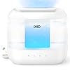DREO Humidifiers for Bedroom, Top Fill 4L Supersized Cool Mist Humidifier, 36H Runtime, 28 dB Quiet Ultrasonic Air Humidifier for Large Room, Plants, Baby Nursery, Indoor, Night Light, Easy to Clean