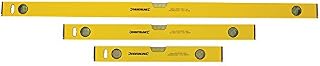 Silverline 119688 Builders Level Set 3pce 400, 600 and 1000 mm, Yellow