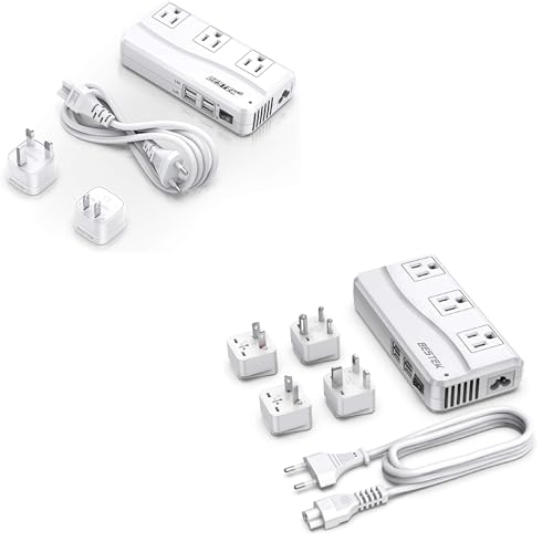 BESTEK Universal Travel Adapter 100-220V to 110V Voltage Converter - image 1