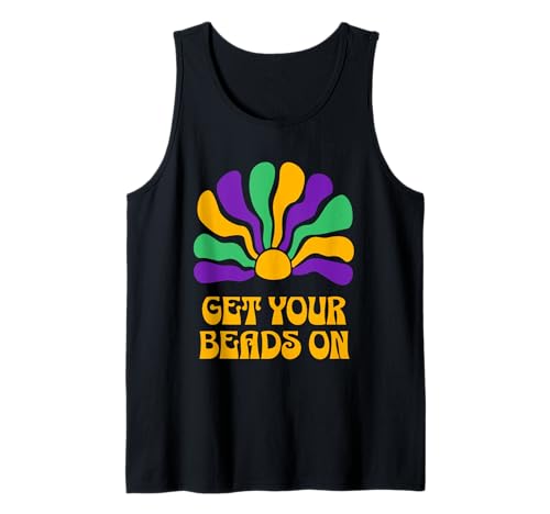 Carnaval de Mardi Gras Cuentas Desfile del Festival Francés de Nueva Orleans Camiseta sin Mangas