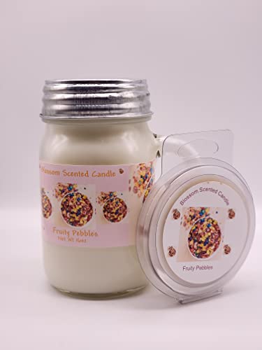 Fruity Pebbles Scented Candle 16oz and Fruity Pebbles Scented Wax Melt
