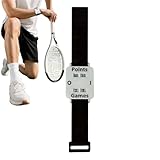 Pulsera Contadora De Puntos, Banda Contadora De Puntos Deportiva Ajustable, Marcador Con Pantalla Grande, Contador De P-untos Portátil Para El Tenis Para Adultos Hombres Mujeres Deportes Al Aire