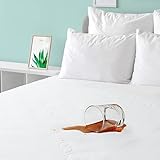 Mattress Protector California King Size, Oak Leaf Waterproof Bamboo Mattress Cover Ultra Soft...